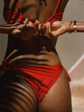 Miyouj Push Up Swimwear High Cut Bikinis Sexy Two Piece Suits Solid Bikini Set New Swimsuits String Bathsuit 2026 Swimsuit
