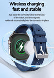 LAXASFIT New Bluetooth Call Smart Watch for Men 2.01" HD Curved Screen Sports Watch Health Monitor Smart Watch for Android iOS