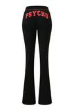 Gia 26SS Slim Fit Letter Printed Open Thread Design Hooded Zipper Short Jacket Pants Set