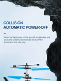 2-way remote control airplane infrared induction helicopter LED lights drone USB charging fighter model boy toy