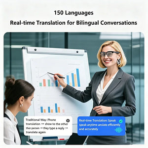 Lenovo 150 languages Smart Translation Bluetooth Sunglasses TF Card Supported Outdoor Wireless Stereo Glasses For Travel Sports