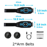 EMS Muscle Stimulator Toner Abdominal Toning Belt Body Slimming Massager Belly Waist Back Arm Leg Fitness Massage USB Recharge