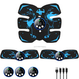 USB Rechargeable Wireless Fat-Burning Belt EMS Ab Trainer & Rechargeable Muscle Stimulator for Six-Pack Abs, Home Gym Fitness