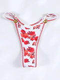 ZRTAK Sexy 2026 Floral Bikini Micro Thongs Bathing Suit Swimsuit Women Biquini Bandage Beachwear Swimwear 2 Piece Bikini Sets