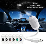 HD Smart Dynamic 3D Holographic Night Light Projector 2-IN-1 360° Adjustable Galaxy & Ocean Projector for Bedroom Ceiling