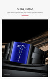POEDAGAR Top Rectangle Original Men Watch Waterproof Fashion Man Wristwatch Stainless Steel Quartz Sport Men's Watches+Box Reloj