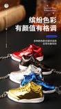 Innovative Personalized Basketball Shoe Keychain Lighter, Stylish Inflatable Windproof Jet Lighter Bag Hanging Ornament for Men