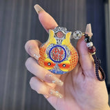 Lucky Bag Fun Welfare Design Double Fish Windproof Lighter Inflatable Blue Flame Giant Discount Butane Lighter