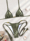 ZRTAK Two Piece Suit Bikinis 2026 Women Swimsuit Push Up Bathing Suit Sexy Bikinis Sets Swimwear Print Beachwear Solid Biquinis
