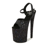 Korean Style Nightclub Catwalk Shoes 20 Cm Waterproof Platform Hentiangao High Heel Sandals Middle Eastern Fashion And Elegant