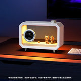DIY Transparent Bluetooth Speaker RGB Colorful Lighting Computer Subwoofer Desktop Audio with High Volume Display BT AUX Play