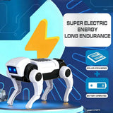 DIY Assembly RC Robot Dog Toy Remote Control Mechanical Robot Kit Science Teaching Model Electric Set Gift For Kids