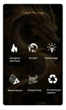 Metal Relief Lantern Inflatable Lighter Portable Windproof Butane Turbine Torch Jet Blue Flame Cigar Tool Fashionable Men's Gift