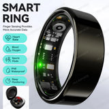 For  Smart Ring Men Women Bluetooth Monitor Blood HeartRate Blood Oxygen Monitor Smartring MultiSport 5ATM Waterproof