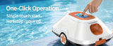 Cordless Robotic Pool Cleaner with 210Mins Long Runtime Automatic Pool Vacuum Smart Path Planning Auto-Parking Large Coverage Up to 2200 Sq.Ft