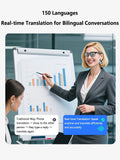 Lenovo 150 languages Smart Translation Bluetooth Sunglasses TF Card Supported Outdoor Wireless Stereo Glasses For Travel Sports