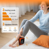 Electric foot and hand massager can vibrate and heat the ankles and ankles, and the bracket joints are portable, which can relax