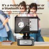 3-in-1 Bluetooth 5.3 Speaker with Tablet Holder Foldable Wireless Speaker Support Power Bank Charging For Video Meeting Live
