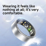 All Size（6-14） Smart Ring for Women Men Healthy Heart Rater Blood pressure Monitor Waterproof Take Photo Control Smartring Sport