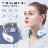 TENS Pulse Neck Massage Household Cervical Spine Massager Wireless Smart Sholder Cervical Massager Heating Muscle Punch Beating