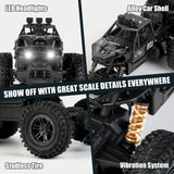 6-Wheel 4WD RC Off-Road Climbing Truck, Remote Control Car Toy, Perfect Gift for Kids  Control Trucks Boys Toys for Children