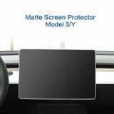 15 Inch Tempered Glass For Tesla Model 3 Y Center Control Navigation Screen Glass Film 9H Matte Anti Fingerprint Accessory