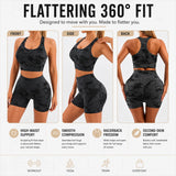 2 Pieces Workout Sets for Women,Tie-dye Seamless Yoga Shorts with Sports Bras,Athletic Matching Outfits,Gym,Casual