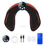 USB Rechargeable Wireless Fat-Burning Belt EMS Ab Trainer & Rechargeable Muscle Stimulator for Six-Pack Abs, Home Gym Fitness