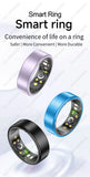 Smart Ring Women Men Heart Rate Blood Oxygen Sleep Health Monitor Camera Control IP68 Waterproof Fashion Sport Ring Holiday Gift