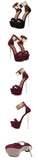 Liyke Fashion Design Metal Ankle Cover Strap Women Sexy 16CM Sandals Platform High Heels Party Club Stripper Pole Dance Shoes
