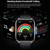New Ultra Thin Smart Watch men 1.96" AMOLED HD Pixel Display Always Show Time BT Call Reminder Smartwatch Ladies For Android iOS