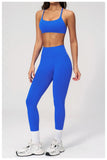 2PCS Yoga Suit Women Tracksuit Sports Bra High Waist Leggings Outfit Gym Set Fitness Athletic Wear Workout Clothes Sportswear