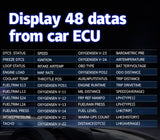 C1 Navigation Projection For HUD OBD2 GPS Bluetooth-compatible Auto Head Up Display Overspeed RPM Voltage Warning Car Parts