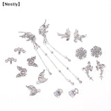1Pairs Headphone Diameter Buckle Zircon Decorative Headphone Decoration Clip Removable Easy To Install Earbud Accessories