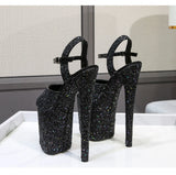 Korean Style Nightclub Catwalk Shoes 20 Cm Waterproof Platform Hentiangao High Heel Sandals Middle Eastern Fashion And Elegant
