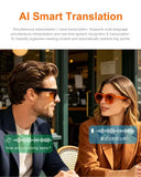 Lenovo Smart AI Glasses 800W HD 8K Shooting Camera Photo Video Voice Call Translation Waterproof Bluetooth AI Motorcycle Glasses