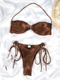 Miyouj Push Up Swimwear High Cut Bikinis Sexy Two Piece Suits Solid Bikini Set New Swimsuits String Bathsuit 2026 Swimsuit