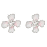 New Elegant Flower Shaped Headphone Rhinestones Buckles Clip On Attachment For FreeClip 1 2 Zircons Embellishment