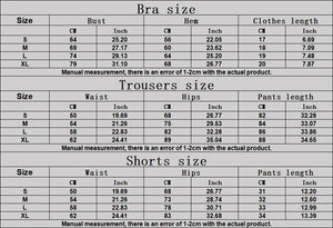 2PCS Yoga Suit Women Tracksuit Sports Bra High Waist Leggings Outfit Gym Set Fitness Athletic Wear Workout Clothes Sportswear