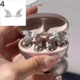 1Pairs Headphone Diameter Buckle Zircon Decorative Headphone Decoration Clip Removable Easy To Install Earbud Accessories