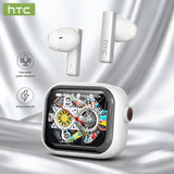 Wireless Bluetooth Headset HTC AI Translator Headphones Low Latency 30-Hour Battery Life Clear Sound Full HD LCD Screen for Musi