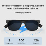 Lenovo Bluetooth5.4 AI Smart Camera Glasses 8K Photo Recording Remote Control Touch Translator Voice Assistant Wireless Sunglass