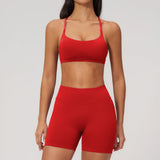 2PCS Yoga Suit Women Tracksuit Sports Bra High Waist Leggings Outfit Gym Set Fitness Athletic Wear Workout Clothes Sportswear
