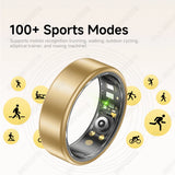 All Size（6-14） Smart Ring for Women Men Healthy Heart Rater Blood pressure Monitor Waterproof Take Photo Control Smartring Sport