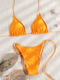 2026 Sexy Bikinis Swimsuit  Women Swimwear High Cut Bathing Suit Brazilian Biquini Sexy Bikini Sets Solid Beachwear