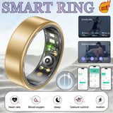 All Size（6-14） Smart Ring for Women Men Healthy Heart Rater Blood pressure Monitor Waterproof Take Photo Control Smartring Sport