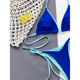 Sexy 7 Colors Halter Brazilian Bikini Female Swimsuit Women Swimwear Two-Pieces Bikini Set Bather Bathing Suit Swim Lady V3860