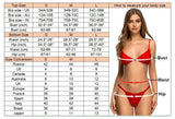 Sexy Wrinkled High Cut Thong Bikini Women Swimwear Female Swimsuit Two-Pieces Bikini Set Bather Bathing Suit Swim Lady V4010C