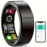 Smart Ring for Women & Men, Waterproof Fitness Tracker Ring with Sleep Monitoring, Pedometer & Calories Counter ,compatible with IPhone and Android,smart Gift