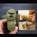 Stylish Leather Boot Craft Torch Lighter Classic Open Windproof Flame Integrated Bottle Opener Unique Novelty Men Smoking Gadget